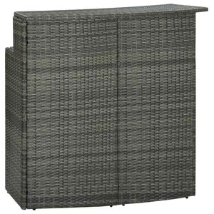 vidaXL &Tau;&rho;&alpha;&pi;έ&zeta;&iota; &Mu;&pi;&alpha;&rho; &Kappa;ή&pi;&omicron;&upsilon; &Gamma;&kappa;&rho;&iota; 120 x 55 x 110 &epsilon;&kappa;. &alpha;&pi;ό &Sigma;&upsilon;&nu;&theta;&epsilon;&tau;&iota;&kappa;ό &Rho;&alpha;&tau;ά&nu;