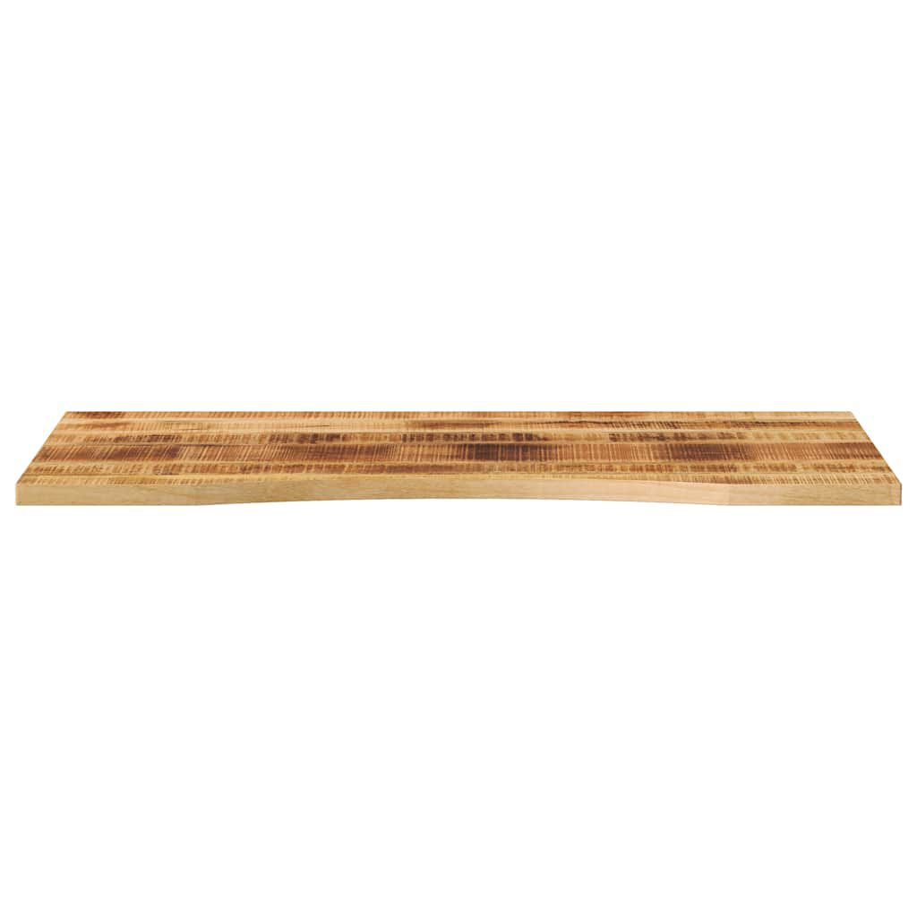 vidaXL Επιφάνεια Γραφείου Καμπύλη 140x50x2,5 εκ Μασίφ Ακατ. Μάνγκο