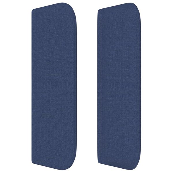 vidaXL Κεφαλάρι με Πτερύγια Μπλε 203x16x78/88 εκ. Υφασμάτινο