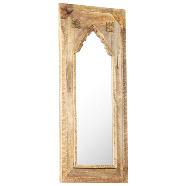 vidaXL Καθρέφτης 50 x 3 x 110 εκ. από Μασίφ Ξύλο Μάνγκο