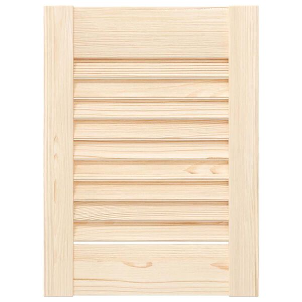 vidaXL Πόρτες ντουλαπιών Louvred Design 2 τεμάχια 39,5x29,5 cm