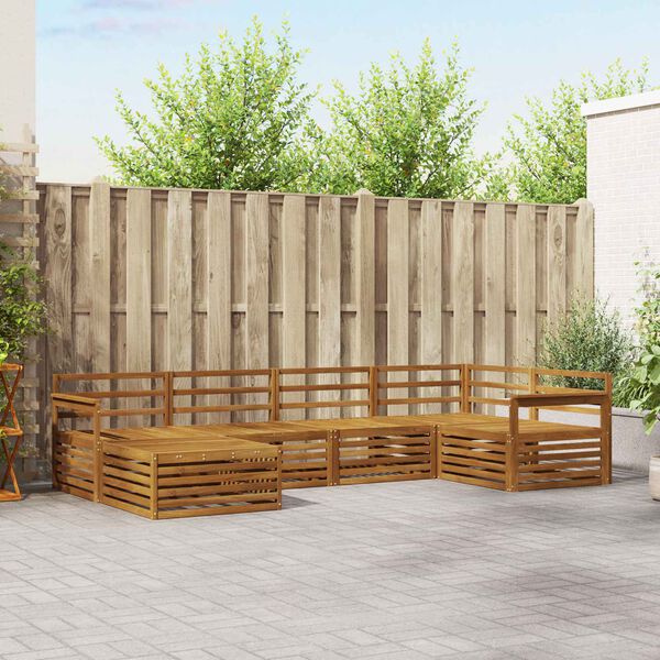 vidaXL &Sigma;&epsilon;&iota;&rho;ά &Kappa;&alpha;&nu;&alpha;&pi;έ &Epsilon;&xi;&omega;&tau;&epsilon;&rho;&iota;&kappa;&omicron;ύ 6 pcs &Phi;&upsilon;&sigma;&iota;&kappa;ό