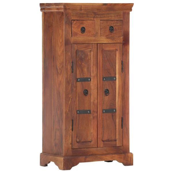 vidaXL Ντουλάπι / Ψηλός Μπουφές 50 x 30 x 100 εκ. Μασίφ Ξύλο Ακακίας