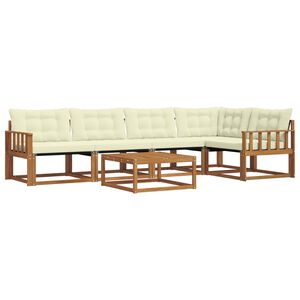 vidaXL &Sigma;&epsilon;&iota;&rho;ά &Kappa;&alpha;&nu;&alpha;&pi;έ &Epsilon;&xi;&omega;&tau;&epsilon;&rho;&iota;&kappa;&omicron;ύ &mu;&epsilon; &mu;&alpha;&xi;&iota;&lambda;ά&rho;&iota; 6 pcs &Phi;&upsilon;&sigma;&iota;&kappa;ό &kappa;&alpha;&iota; &Kappa;&rho;έ&mu;&alpha;