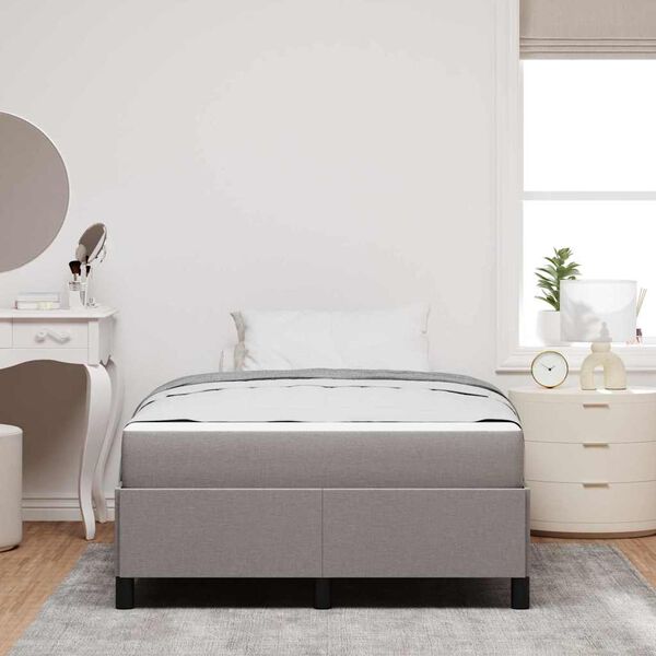 vidaXL &Kappa;&rho;&epsilon;&beta;ά&tau;&iota; &mu;&epsilon; &epsilon;&lambda;&alpha;&tau;ή&rho;&iota;&alpha; Taupe 120 x 190 cm ύ&phi;&alpha;&sigma;&mu;&alpha;