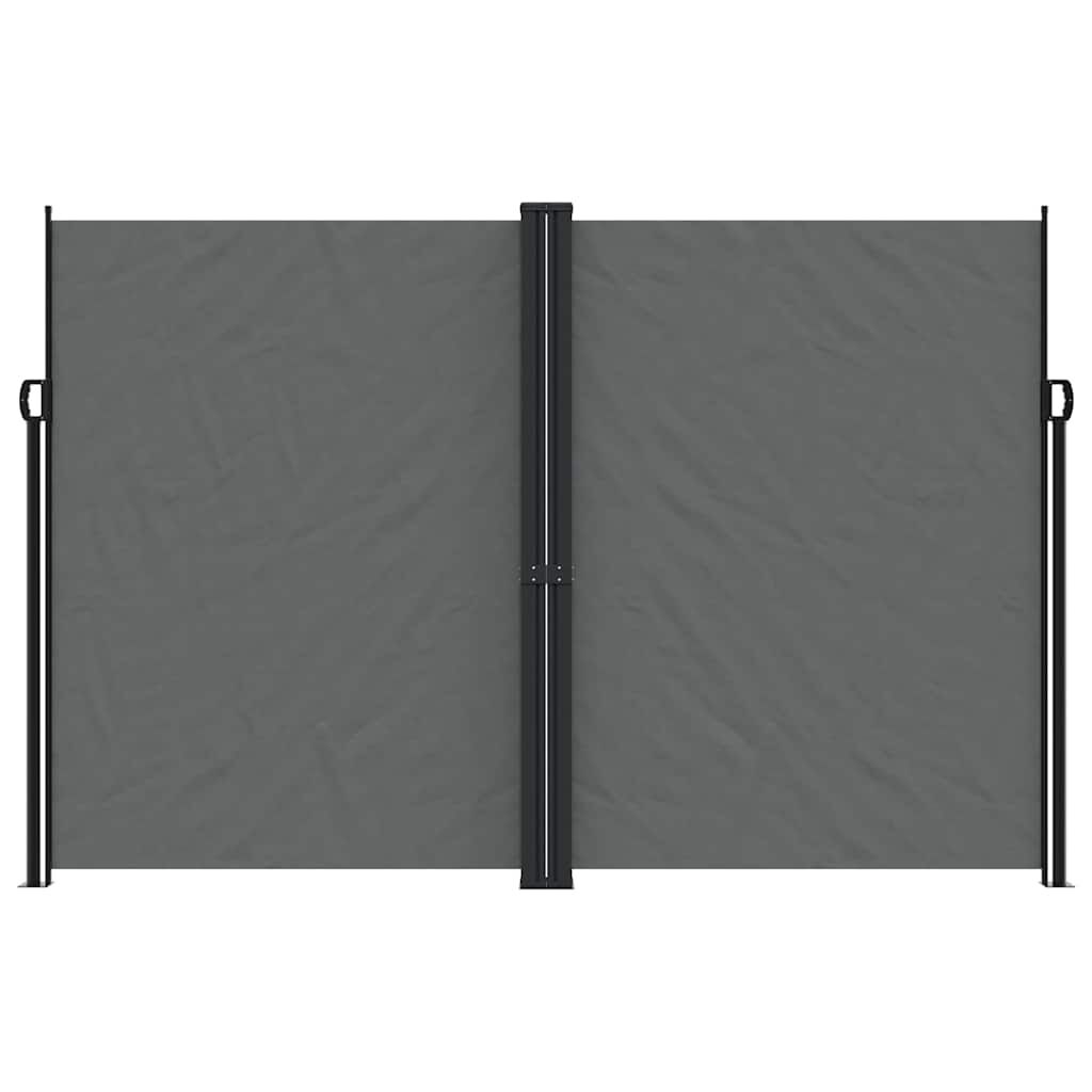 vidaXL Σκίαστρο Πλαϊνό Συρόμενο Ανθρακί 220 x 600 εκ.