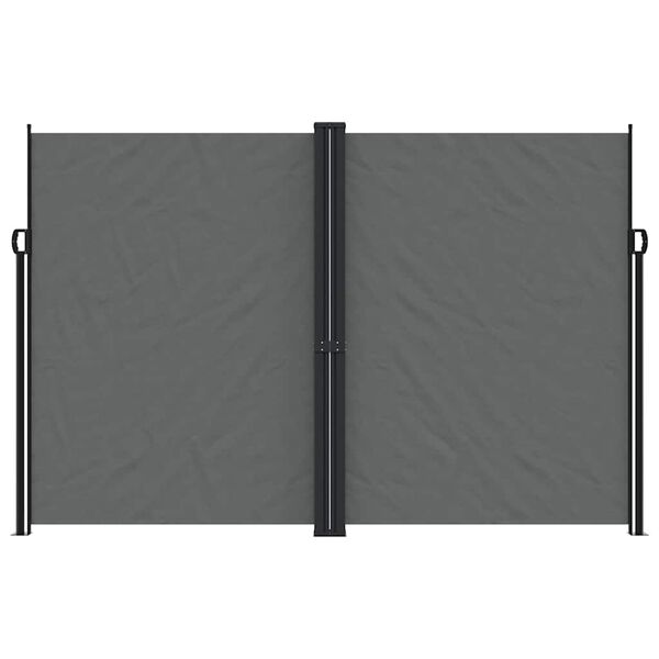 vidaXL Σκίαστρο Πλαϊνό Συρόμενο Ανθρακί 220 x 600 εκ.