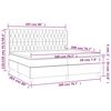 vidaXL &Kappa;&rho;&epsilon;&beta;ά&tau;&iota; Boxspring &mu;&epsilon; &Sigma;&tau;&rho;ώ&mu;&alpha; &Mu;&alpha;ύ&rho;&omicron; 200x200 &epsilon;&kappa;. &Upsilon;&phi;&alpha;&sigma;&mu;ά&tau;&iota;&nu;&omicron;