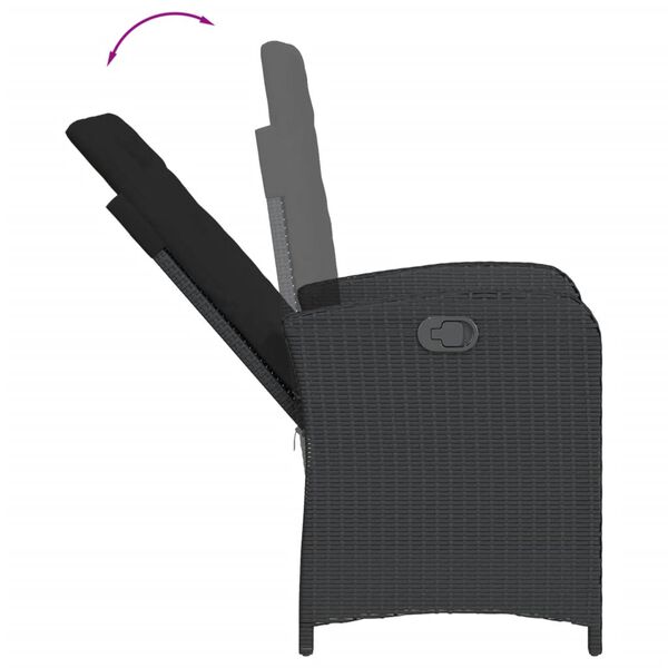 vidaXL &Sigma;&epsilon;&tau; &Tau;&rho;&alpha;&pi;&epsilon;&zeta;&alpha;&rho;ί&alpha;&sigmaf; &Kappa;ή&pi;&omicron;&upsilon; 5 &Tau;&epsilon;&mu;&alpha;&chi;ί&omega;&nu; &Mu;&alpha;ύ&rho;&omicron; &Sigma;&upsilon;&nu;&theta;. &Rho;&alpha;&tau;ά&nu; &mu;&epsilon; &Mu;&alpha;&xi;&iota;&lambda;ά&rho;&iota;&alpha;