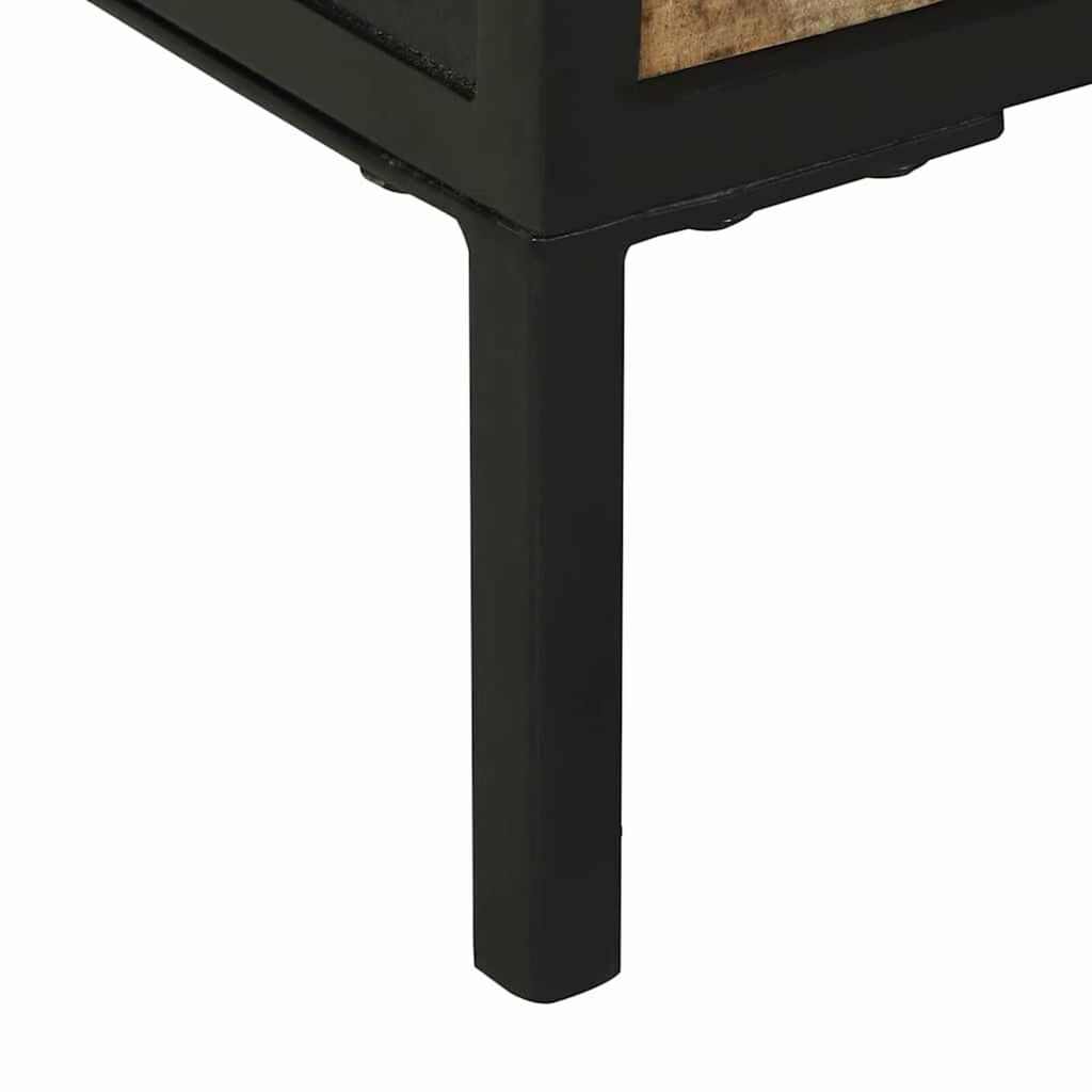 vidaXL Πλάι Καφέ 70 x 35 x 70 εκ. Μασίφ ξύλο μάνγκο