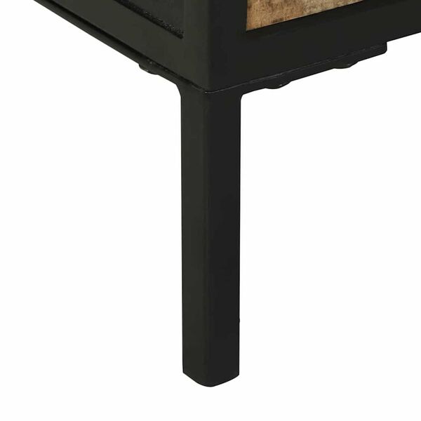 vidaXL Πλάι Καφέ 70 x 35 x 70 εκ. Μασίφ ξύλο μάνγκο
