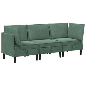 vidaXL &Sigma;&epsilon;&tau; &Epsilon;&pi;ί&pi;&lambda;&omega;&nu; &Sigma;&alpha;&lambda;&omicron;&nu;&iota;&omicron;ύ &mu;&epsilon; &mu;&alpha;&xi;&iota;&lambda;ά&rho;&iota; 3 pcs &Theta;&alpha;&lambda;&alpha;&sigma;&sigma;ί &Beta;&epsilon;&lambda;&omicron;ύ&delta;&omicron;