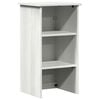 vidaXL Σετ Επίπλων Μπάνιου VIGO 2 pcs Καφέ και Λευκό 37 x 34 x 150 εκ