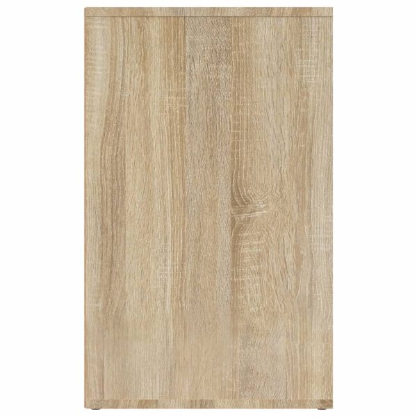 vidaXL Ντουλάπι Γυαλιστερό Sonoma Δρυς 80x40x65εκ.Επεξεργασμένο Ξύλο