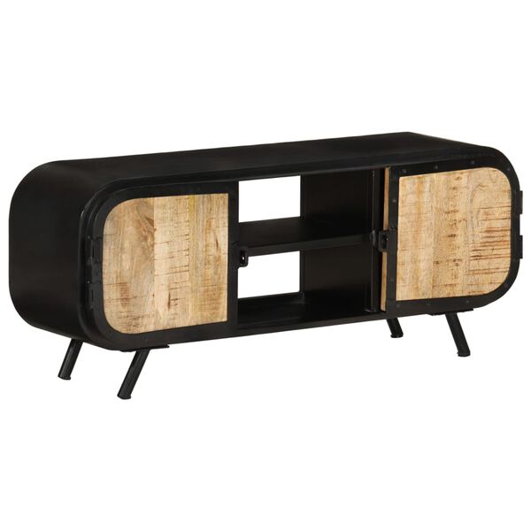 vidaXL Έπιπλο Τηλεόρασης 110 x 30 x 45 εκ. από Ακατέργαστο Ξύλο Μάνγκο