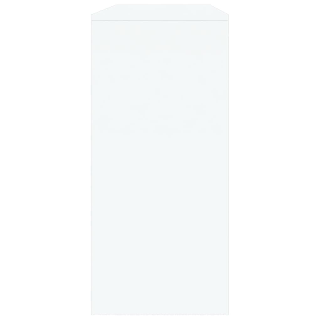 vidaXL Τραπέζι Κονσόλα Λευκό 100x35x76,5 εκ. Επεξεργασμένο Ξύλο