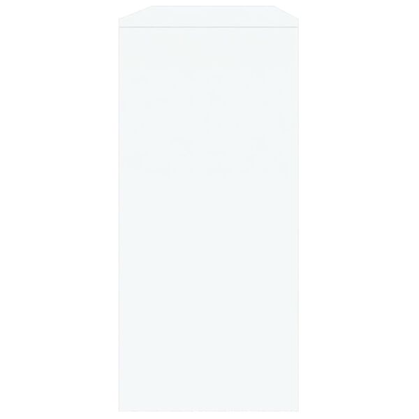 vidaXL Τραπέζι Κονσόλα Λευκό 100x35x76,5 εκ. Επεξεργασμένο Ξύλο
