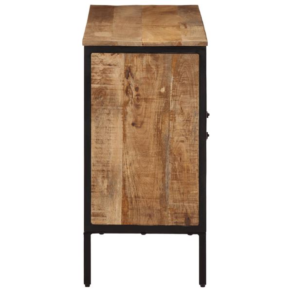 vidaXL Μπουφές 105x35x70 εκ. από Μασίφ Ακατέργαστο Ξύλο Μάνγκο