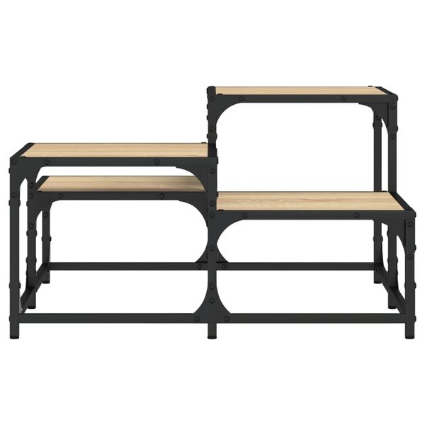 vidaXL Τραπεζάκι Σαλονιού Sonoma Δρυς 68 x 68 x 40 εκ. Επεξεργ. Ξύλο