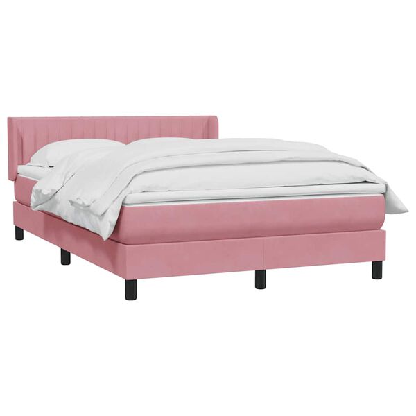 vidaXL &Kappa;&rho;&epsilon;&beta;ά&tau;&iota; Boxspring &mu;&epsilon; &Sigma;&tau;&rho;ώ&mu;&alpha; &Rho;&omicron;&zeta; 160x210 &epsilon;&kappa;. &Beta;&epsilon;&lambda;&omicron;ύ&delta;&iota;&nu;&omicron;