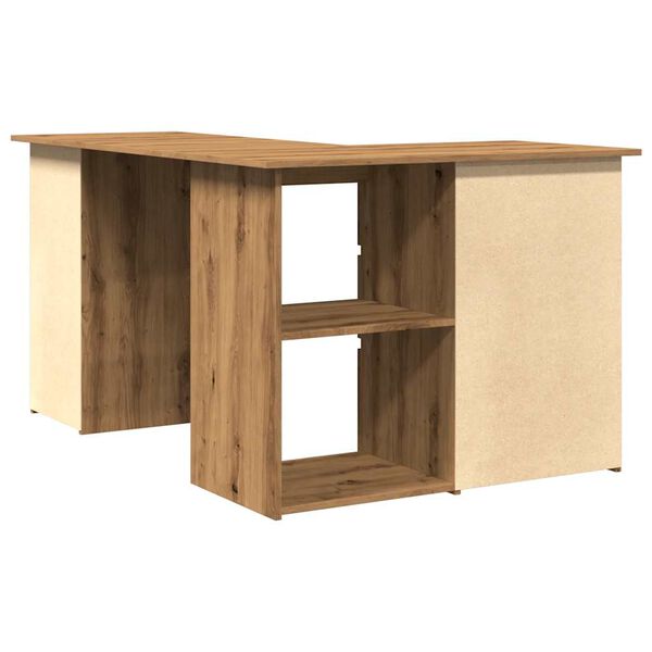 vidaXL Γωνιακό γραφείο Artisan Oak 145x100x76 cm Κατασκευασμένο ξύλο