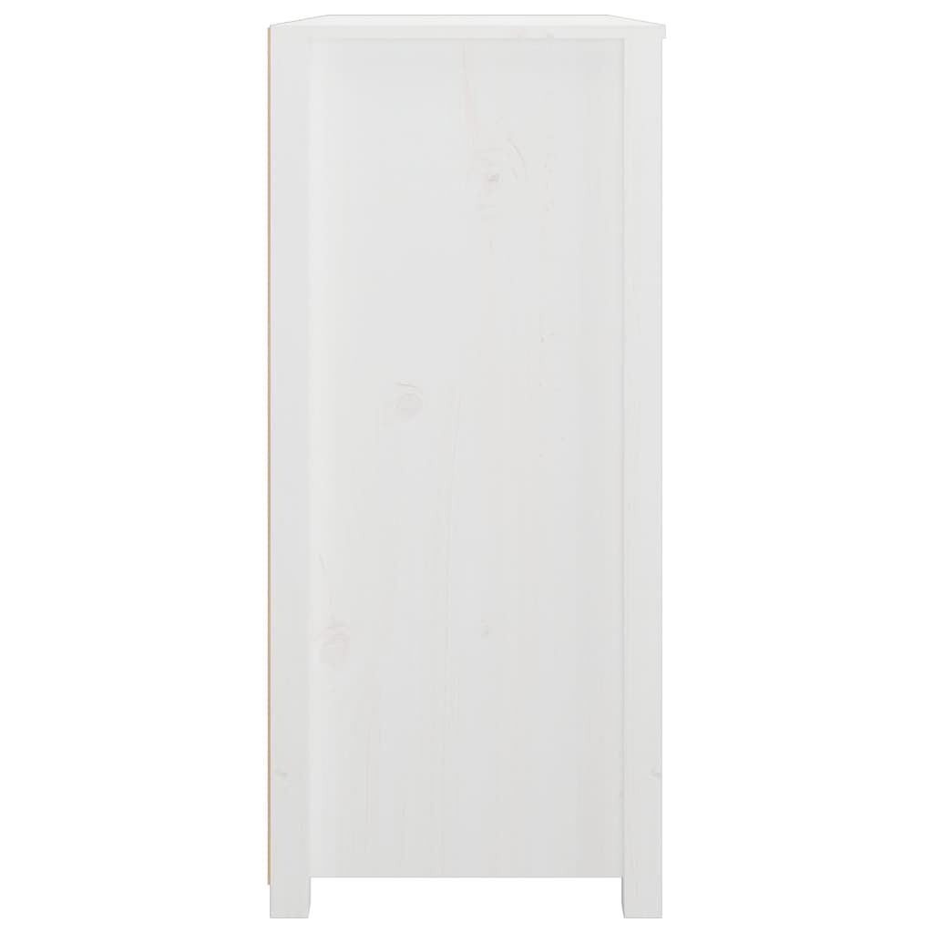 vidaXL Βοηθητικό Ντουλάπι Λευκό 100x40x90 εκ. από Μασίφ Ξύλο Πεύκου