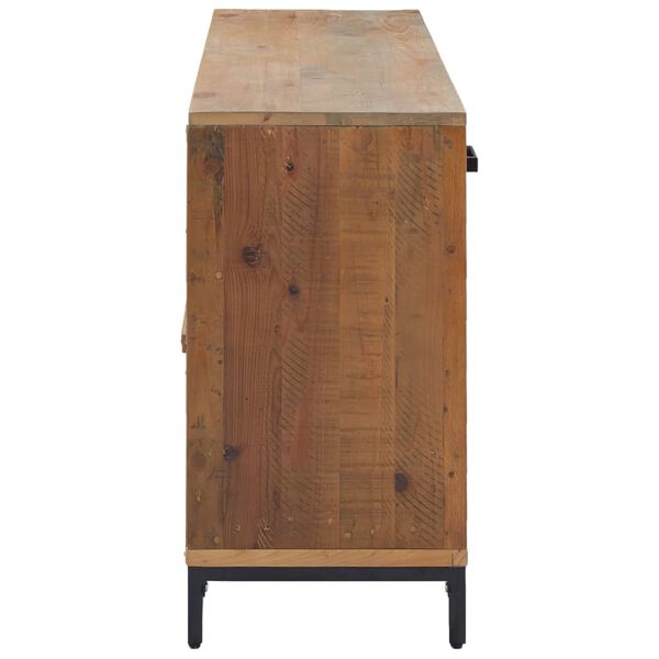vidaXL Ντουλάπι Καφέ 110 x 35 x 70 εκ. από Μασίφ Ξύλο Πεύκου