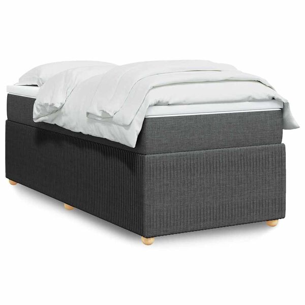 vidaXL &Kappa;&rho;&epsilon;&beta;ά&tau;&iota; Boxspring &mu;&epsilon; &Sigma;&tau;&rho;ώ&mu;&alpha; &Sigma;&kappa;&omicron;ύ&rho;&omicron; &Gamma;&kappa;&rho;&iota; 100x200 &epsilon;&kappa;. &Upsilon;&phi;&alpha;&sigma;&mu;ά&tau;&iota;&nu;&omicron;