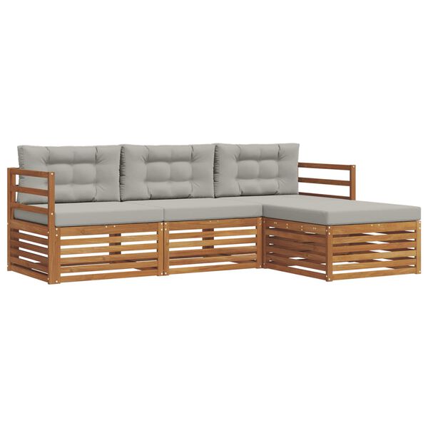 vidaXL &Sigma;&epsilon;&iota;&rho;ά &Kappa;&alpha;&nu;&alpha;&pi;έ &Epsilon;&xi;&omega;&tau;&epsilon;&rho;&iota;&kappa;&omicron;ύ 4 pcs &Phi;&upsilon;&sigma;&iota;&kappa;ό &kappa;&alpha;&iota; &Alpha;&nu;&omicron;&iota;&chi;&tau;ό &Gamma;&kappa;&rho;&iota;