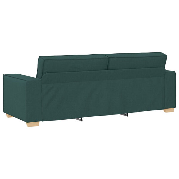 vidaXL Σετ Καναπέ 3 pcs Σκούρο Πράσινο 220 x 78 x 84 εκ. ύφασμα