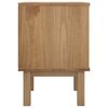vidaXL Κομοδίνο OTTA 45x39x57 εκ. από Μασίφ Ξύλο Πεύκου