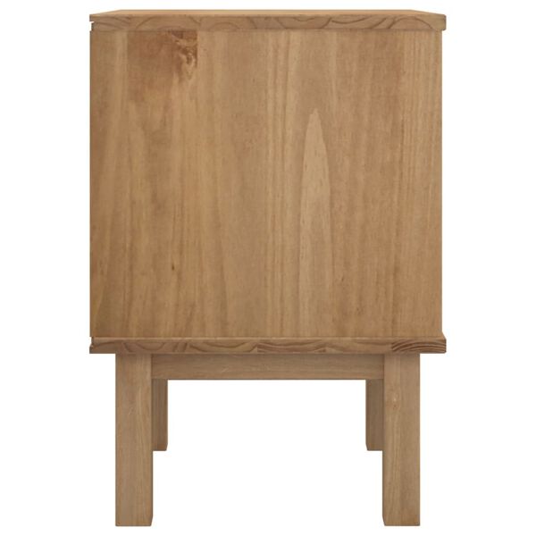 vidaXL Κομοδίνο OTTA 45x39x57 εκ. από Μασίφ Ξύλο Πεύκου