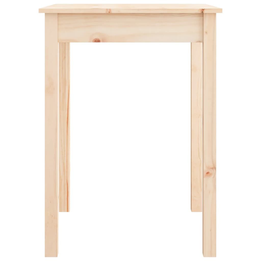 vidaXL Τραπεζαρία 55 x 55 x 75 εκ. από Μασίφ Ξύλο Πεύκου