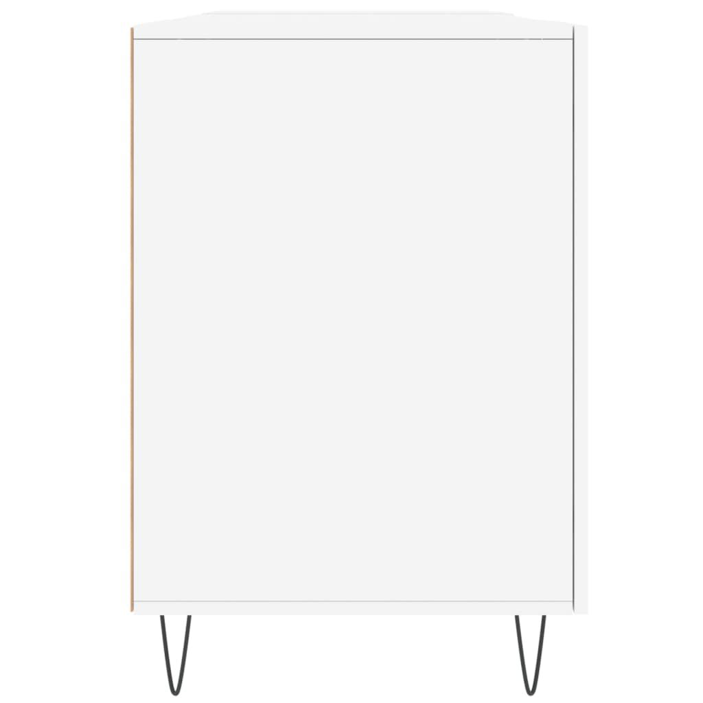 vidaXL Γραφείο Λευκό 140 x 50 x 75 εκ. από Επεξεργασμένο Ξύλο
