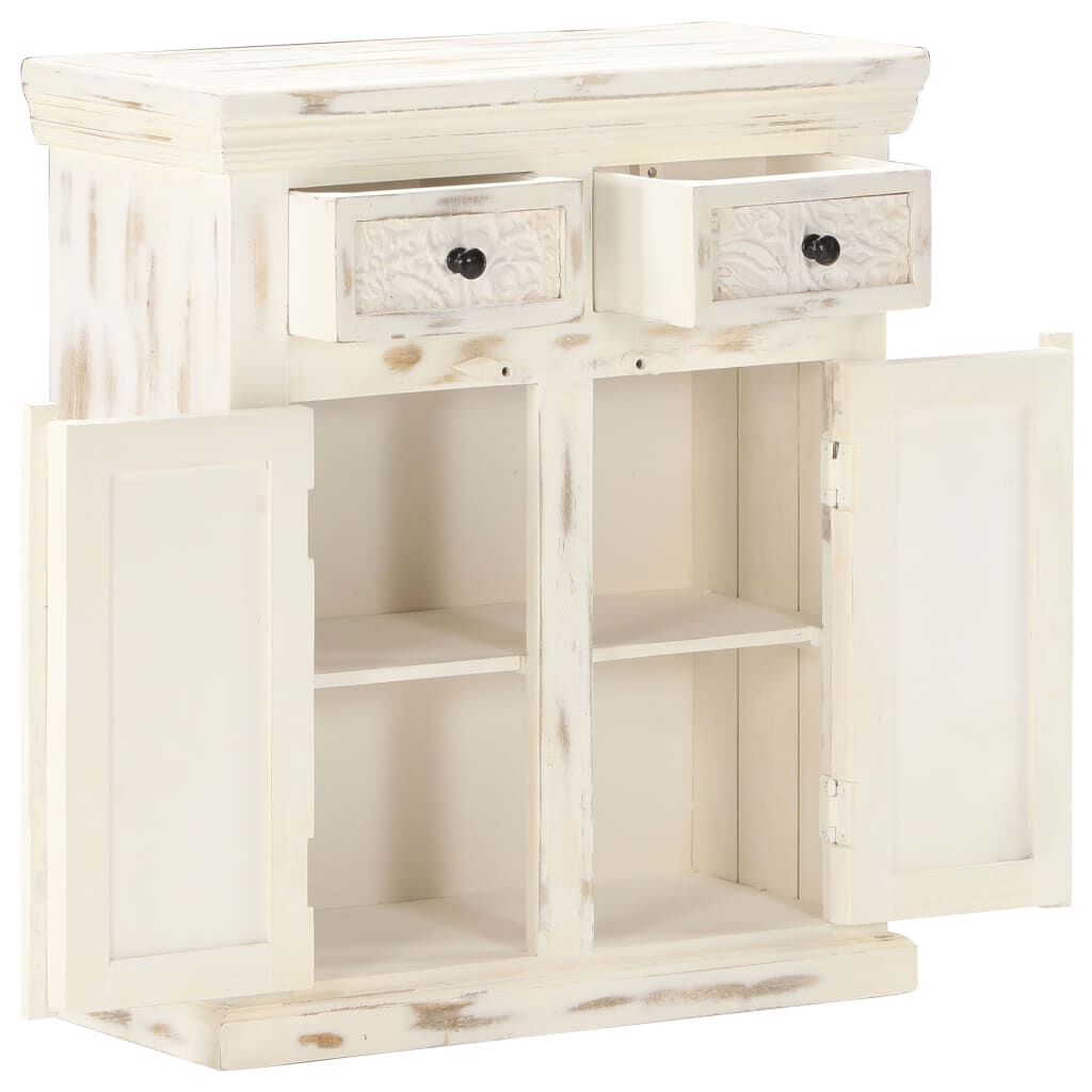 vidaXL Ντουλάπι με Συρτάρι 65 x 30 x 75 εκ. από Μασίφ Ξύλο Μάνγκο