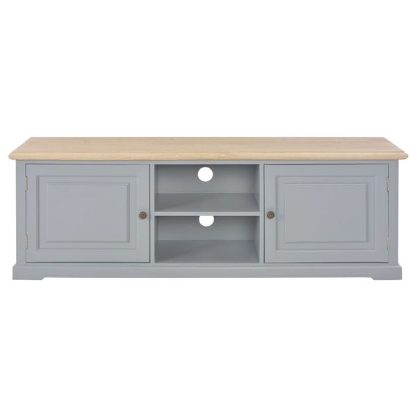 vidaXL Έπιπλο Τηλεόρασης Γκρι 120 x 30 x 40 εκ. Ξύλινο