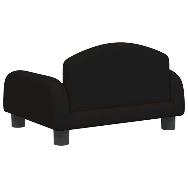 vidaXL Κρεβάτι Σκύλου Μαύρο 50 x 40 x 30 εκ. Υφασμάτινο