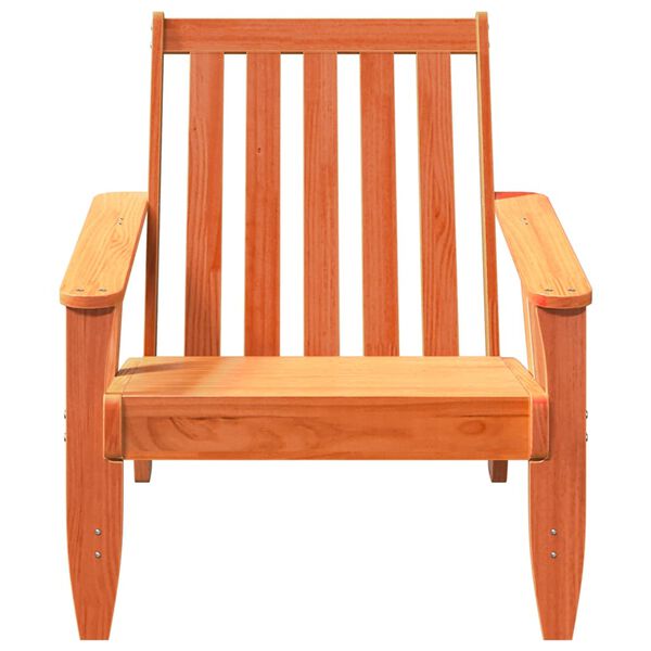 vidaXL Καρέκλα κήπου Adirondack Wax Brown 75x77x77 cm