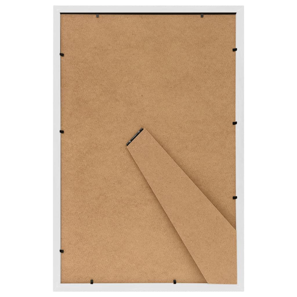 vidaXL Κορνίζες Κολάζ Τοίχου 3 τεμ. Λευκές 21 x 29,7 εκ. MDF