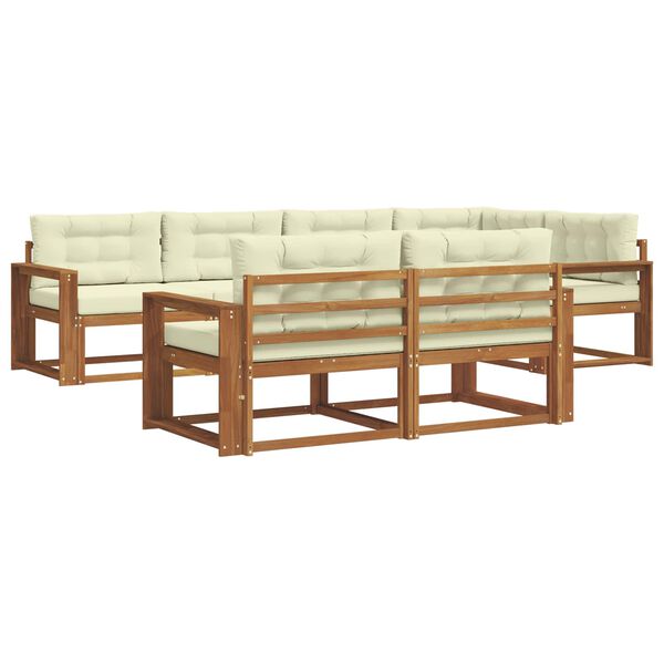 vidaXL &Sigma;&epsilon;&iota;&rho;ά &Kappa;&alpha;&nu;&alpha;&pi;έ &Epsilon;&xi;&omega;&tau;&epsilon;&rho;&iota;&kappa;&omicron;ύ &mu;&epsilon; &mu;&alpha;&xi;&iota;&lambda;ά&rho;&iota; 7 pcs &Phi;&upsilon;&sigma;&iota;&kappa;ό &kappa;&alpha;&iota; &Kappa;&rho;έ&mu;&alpha;