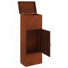 vidaXL &Theta;&upsilon;&rho;ί&delta;&alpha; &Pi;&alpha;&kappa;έ&tau;&omega;&nu; &mu;&epsilon; &alpha;&pi;&omicron;&theta;ή&kappa;&epsilon;&upsilon;&sigma;&eta; &Sigma;&kappa; rusty 44,5 x 29 x 110,5 &epsilon;&kappa;