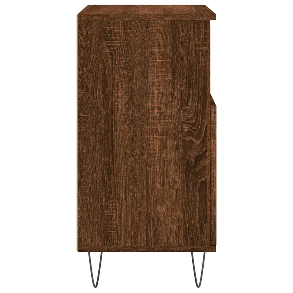 vidaXL Μπουφές Καφέ Δρυς 60x35x70 εκ. από Επεξεργασμένο Ξύλο