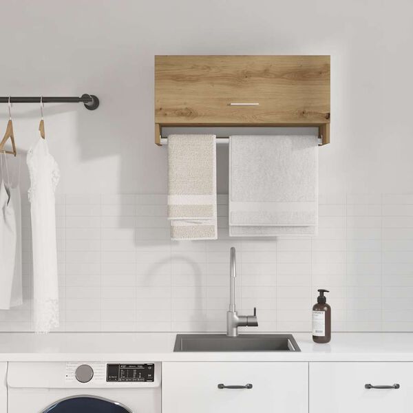 vidaXL &Nu;&tau;&omicron;&upsilon;&lambda;ά&pi;&alpha; Artisan &Delta;&rho;&upsilon;&sigmaf; 70x32,5x35 cm &Xi;ύ&lambda;&omicron; &mu;&eta;&chi;&alpha;&nu;ή&sigmaf;