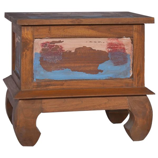 vidaXL Κομοδίνο 45 x 35 x 40 εκ. από Ανακυκλωμένο Ξύλο Teak