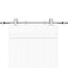 vidaXL Μηχανισμός Συρόμενης Μεσόπορτας Ασημί 183 εκ. Ανοξείδωτο Ατσάλι