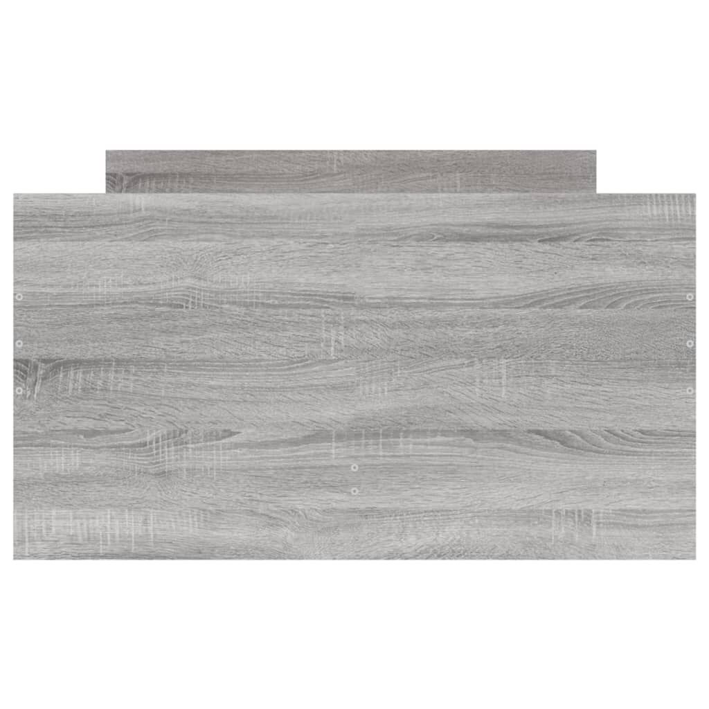 vidaXL Πλαίσιο Κρεβατιού με Συρτάρια Γκρι sonoma 100x200 εκ.