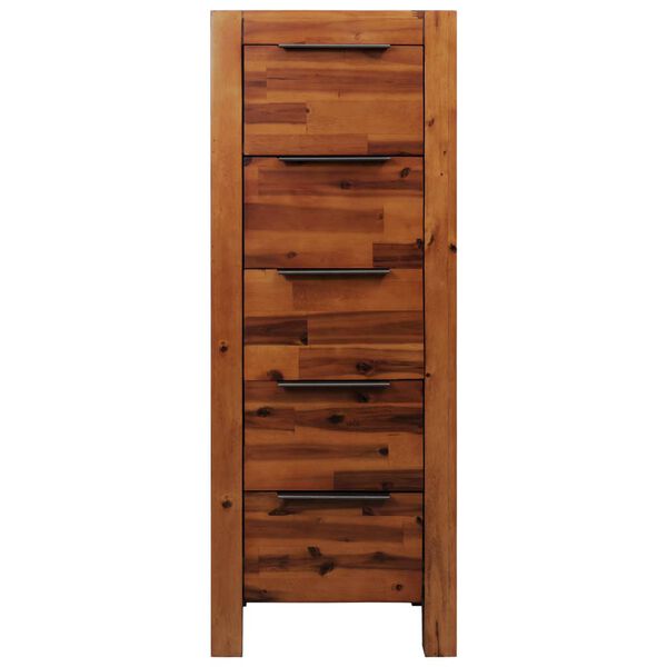 vidaXL Συρταριέρα 45 x 32 x 115 εκ. από Μασίφ Ξύλο Ακακίας