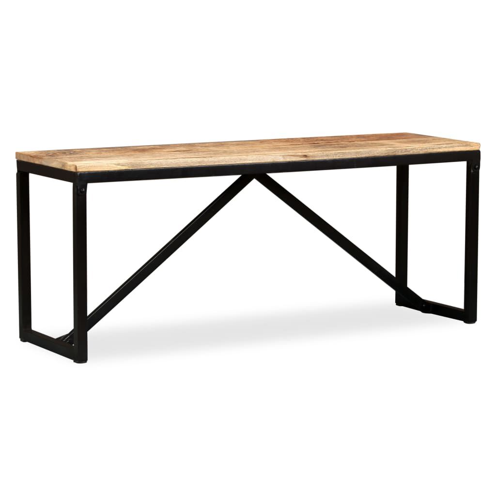 vidaXL Πάγκος 110 x 35 x 45 εκ. από Μασίφ Ξύλο Μάνγκο