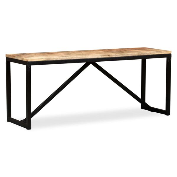vidaXL Πάγκος 110 x 35 x 45 εκ. από Μασίφ Ξύλο Μάνγκο