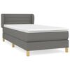 vidaXL &Kappa;&rho;&epsilon;&beta;ά&tau;&iota; Boxspring &mu;&epsilon; &Sigma;&tau;&rho;ώ&mu;&alpha; &Sigma;&kappa;&omicron;ύ&rho;&omicron; &Gamma;&kappa;&rho;&iota; 90x200 &epsilon;&kappa;. &Upsilon;&phi;&alpha;&sigma;&mu;ά&tau;&iota;&nu;&omicron;